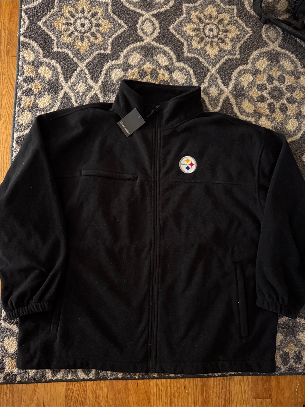 Black Full-Zip Fleece Jacket - Men